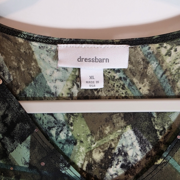 Dress Barn - Abstract Print Blouse Y2K - Picture 3 of 8